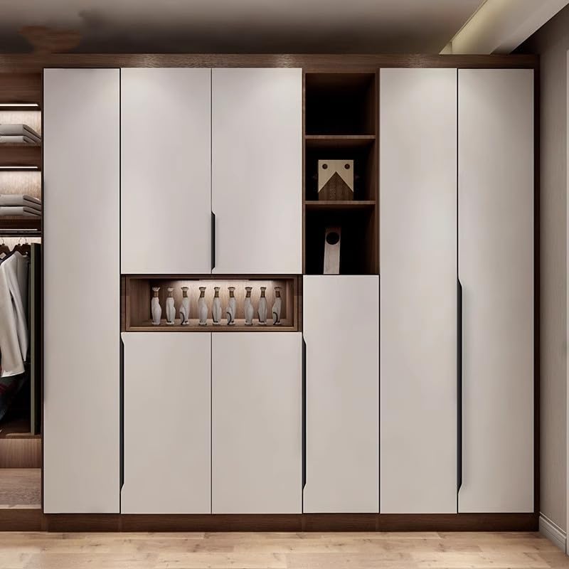 5 Pack Finger Pulls for Cabinets, Streamlined Long Concealed Handle for Home ...