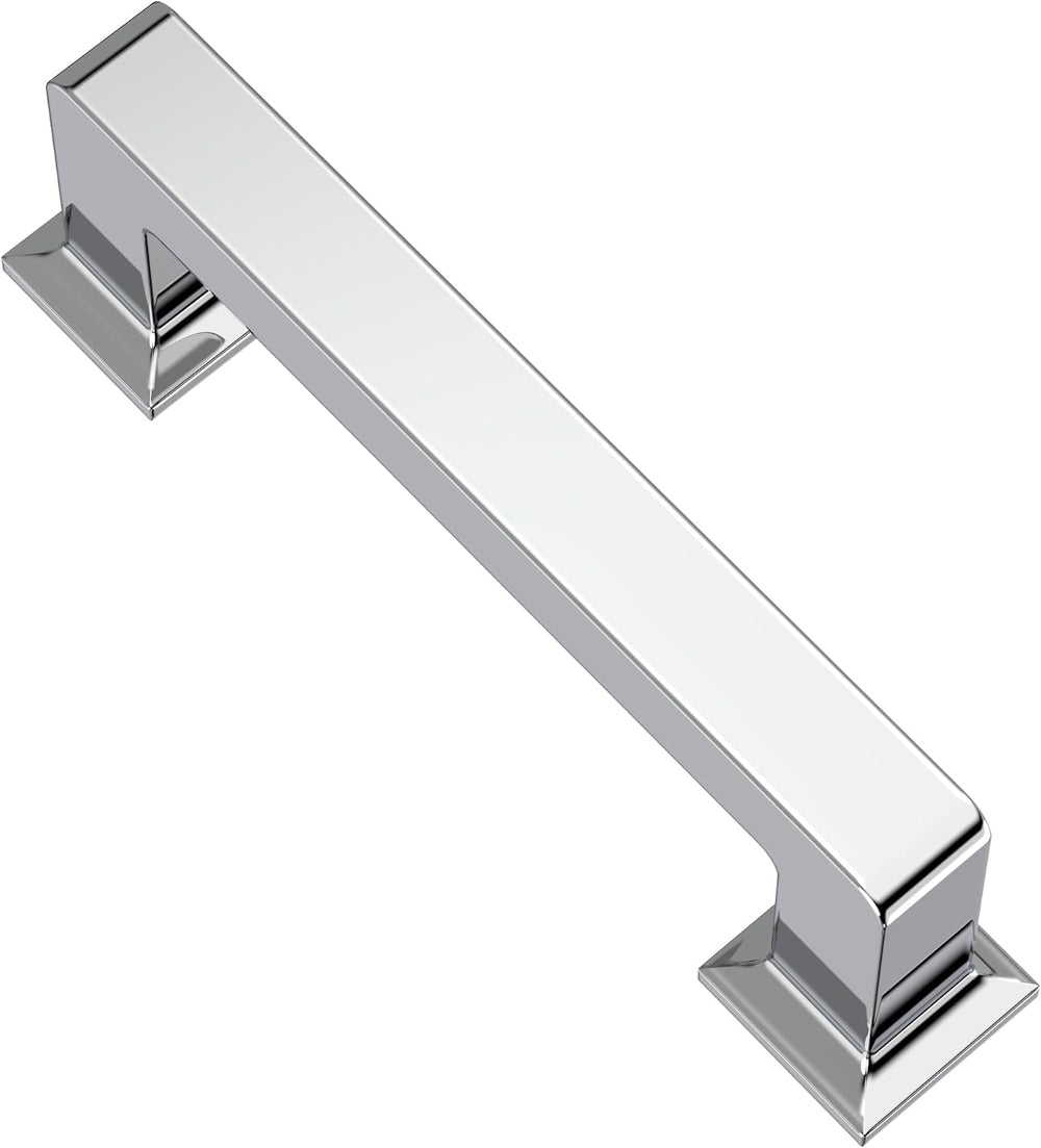 Alzassbg 3" Polished Chrome Cabinet Pulls and Handles 10 Pack, AL3046CP