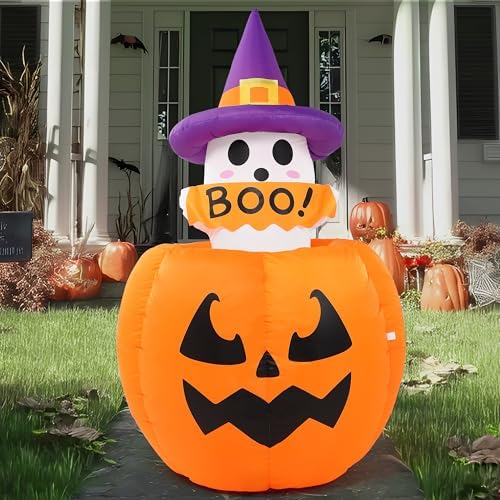 Joiedomi 5ft Tall Halloween Animated Inflatables Outdoor Decorations, Inflata...