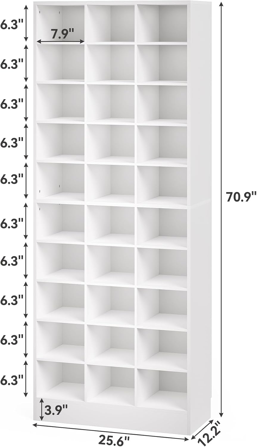 LITTLE TREE 70.9" Tall Shoe Rack, 10-Tier Freestanding Shelf, Max. Store...