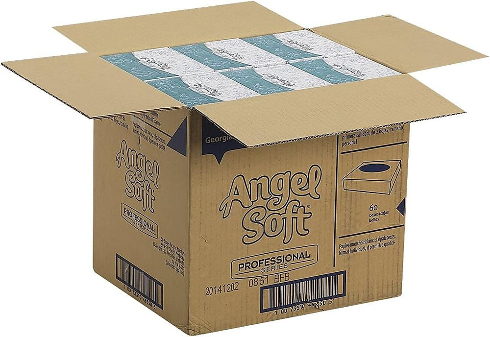 Georgia Pacific Professional 48550 Facial Tissue, White, 50 Sheets Per Box (C...