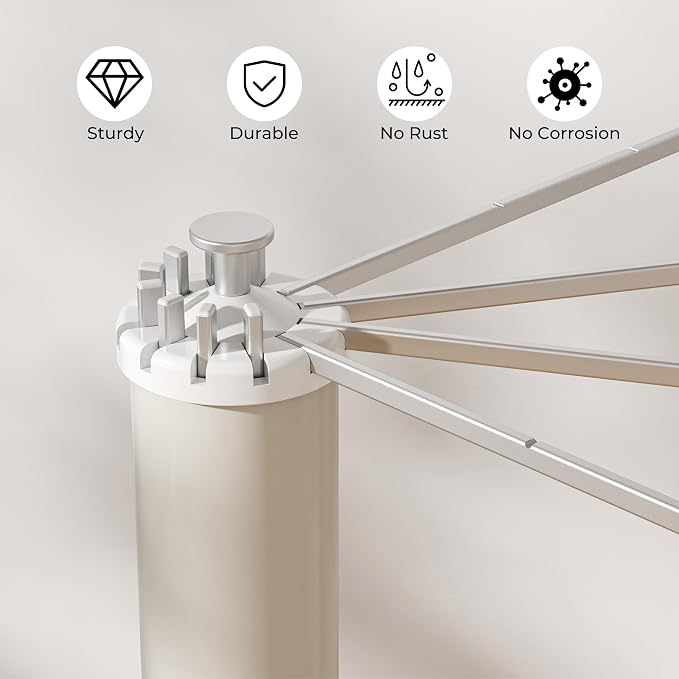 Tripod Clothes Drying Rack, Garment Rack Portable and Foldable Space Saving