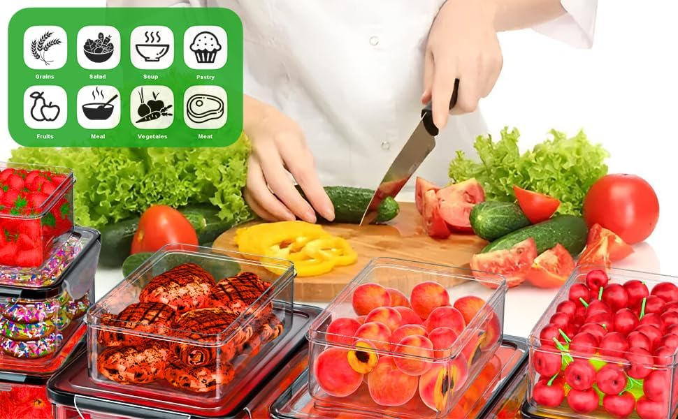 54 Pcs Food Storage Containers with Lids Airtight, (27 Containers &27 Lid...