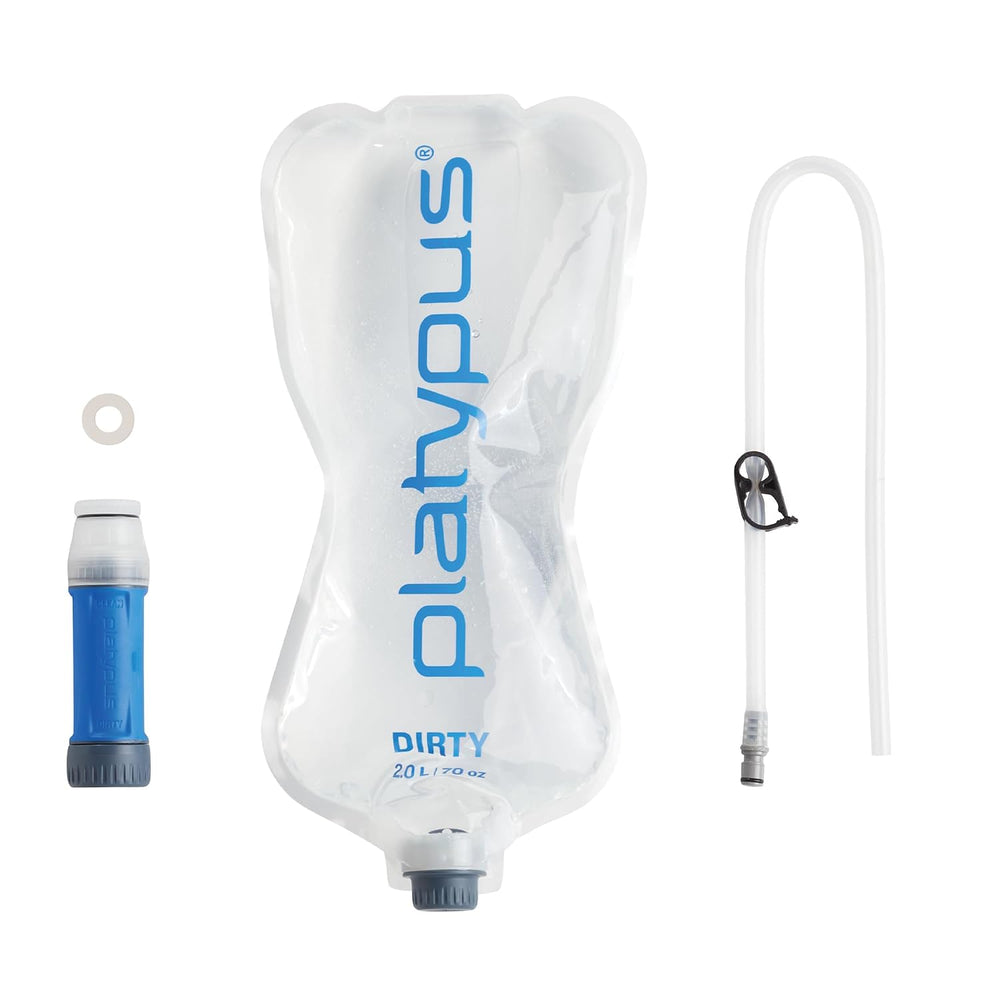 Platypus QuickDraw Ultralight 2 Liter Backpacking Water Filter System