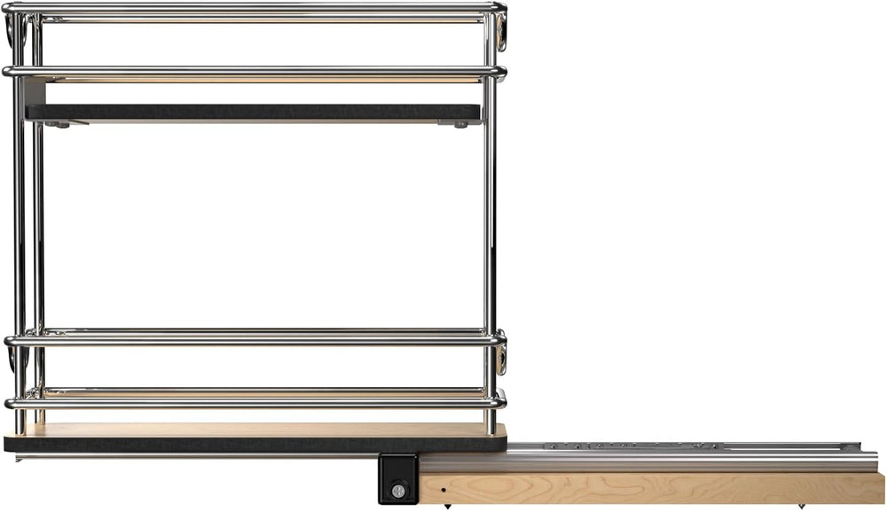 Rev-A-Shelf Narrow 3"W Pullout Upright Organizer for Cabinets