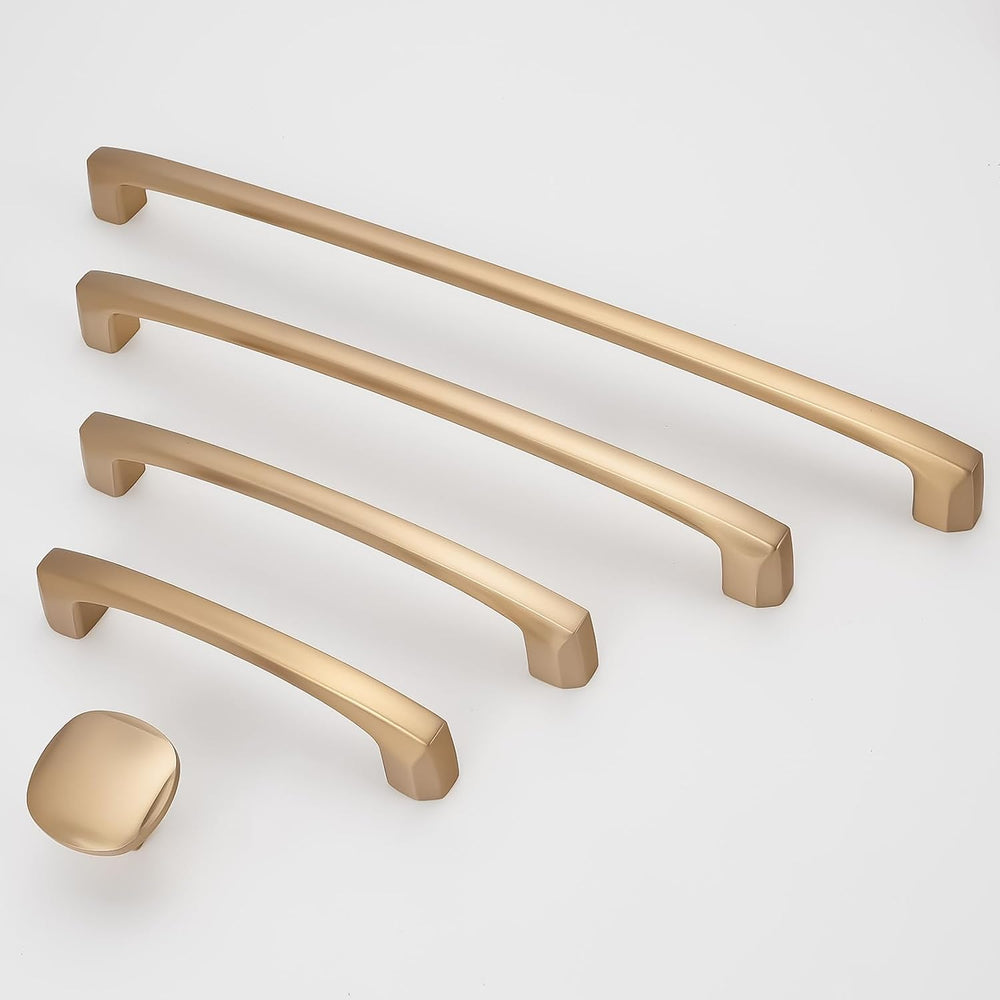 10 Pack 5 Inch(128mm) Champagne Bronze Cabinet Handles Champagne Kitchen Cabi...