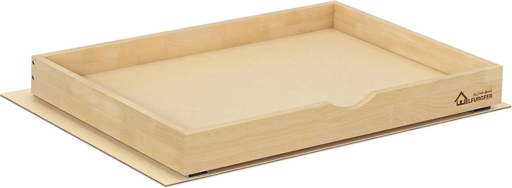 WelFurGeer Soft Close Pull Out Drawers for Cabinets, 29" W x 21" D ...