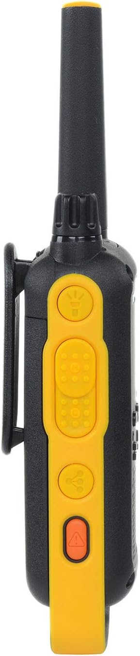 Motorola Solutions T470 Two-Way Radio Black W/Yellow Rechargeable Two Pack