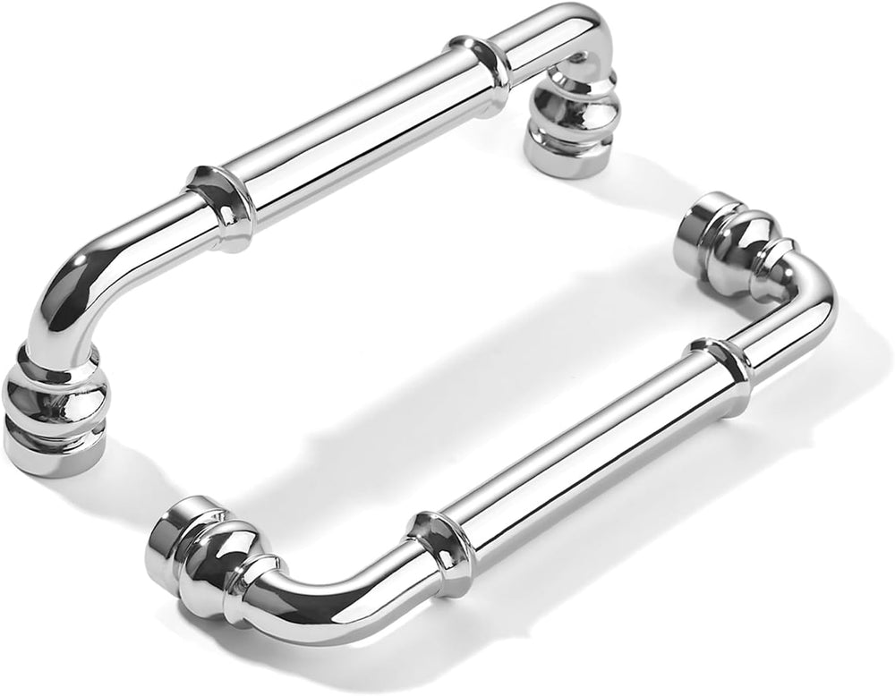 khtumeware 10 Pack Heavy Duty 3" Polished Chrome Cabinet Pulls