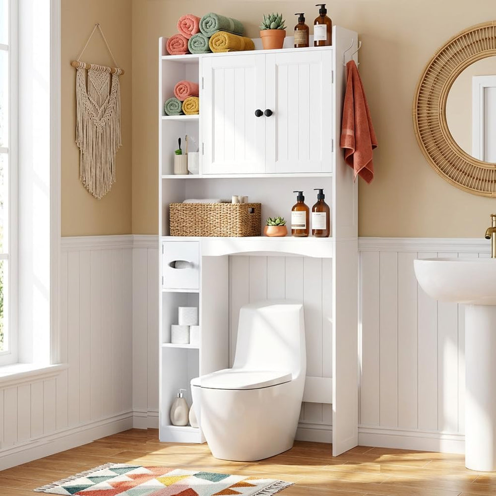Gizoon 66''H Over The Toilet Storage Cabinet, with Ample Storage Space