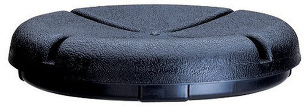 Vestil Pail-STL-RI Steel Open Head Pail with Handle, 5 Gallon Capacity, Black...