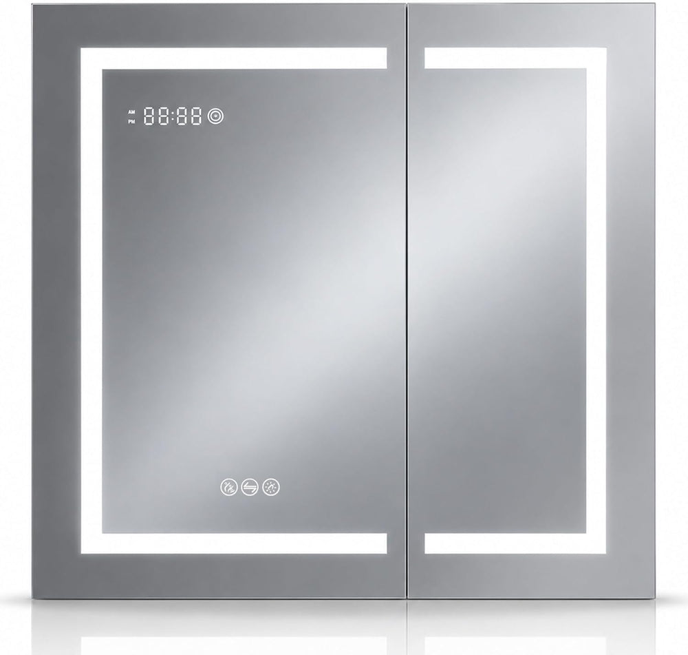 BLOSSOM Recessed or Surface LED Mirror Medicine Cabinet with Lights, LED Medi...
