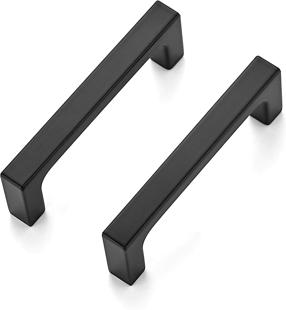 Ravinte Matte Black Square & Solid Cabinet Handles,3 Inch,20 Pack