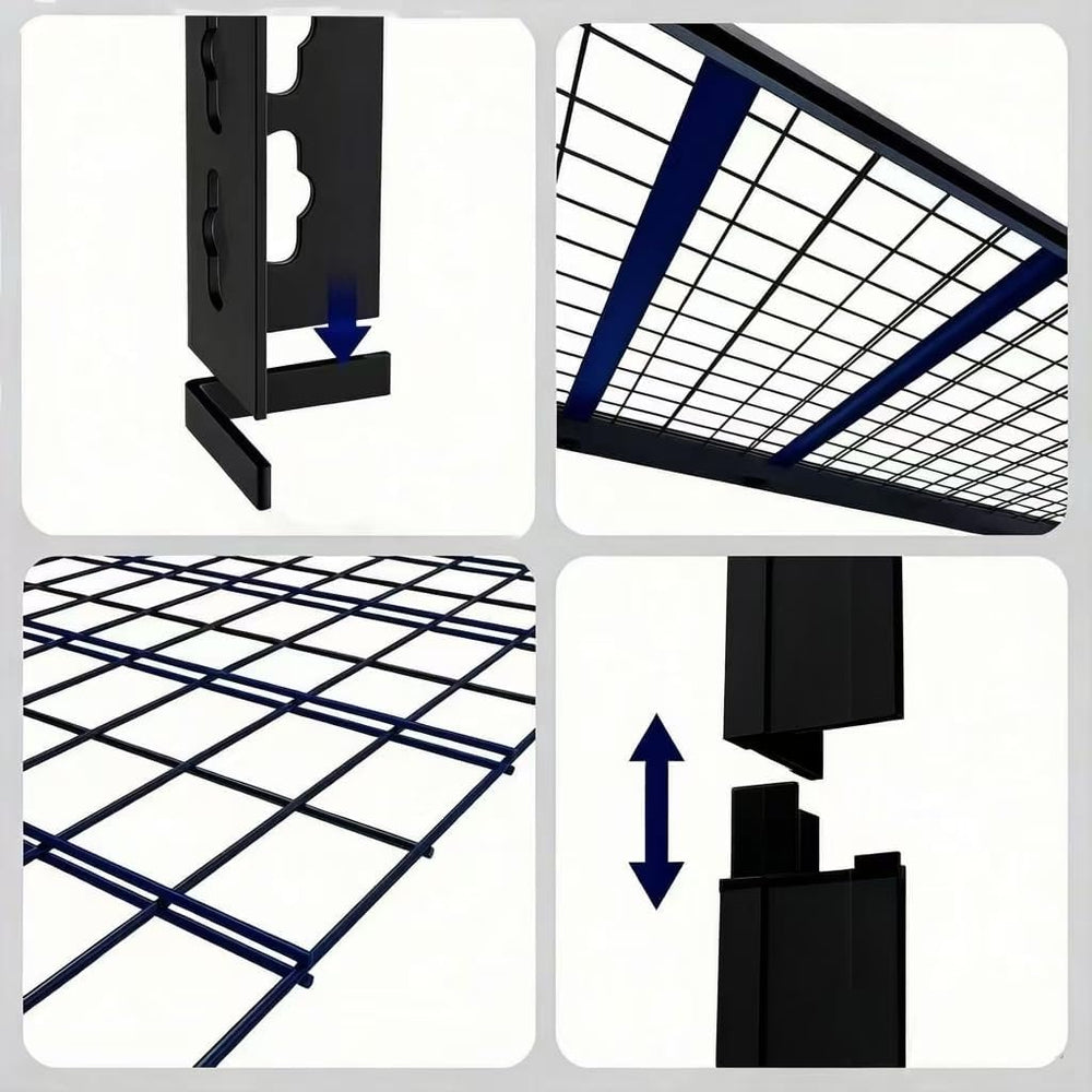 6000lbs Storage Shelf | Metal Garage Shelving, Industrial Shelves,5-Tier Shel...