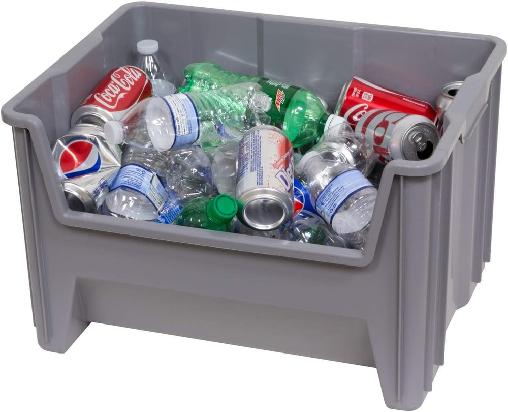 Akro-Mils 13017 Stack-N-Store Heavy Duty Stackable Open Front Plastic Storage...