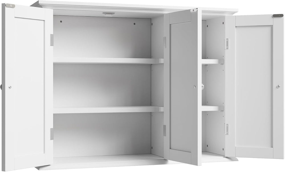ChooChoo Laundry Cabinet with 3 Doors and Adjustable Shelves