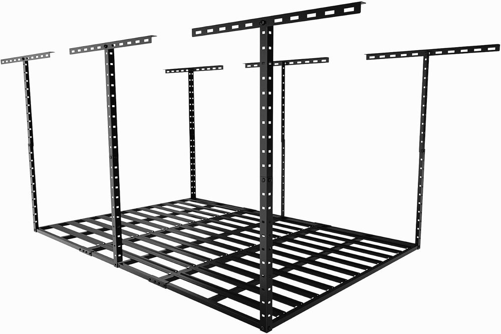 SunsGrove 4x6 Overhead Garage Storage Rack Organization, Adjustable Ceiling M...