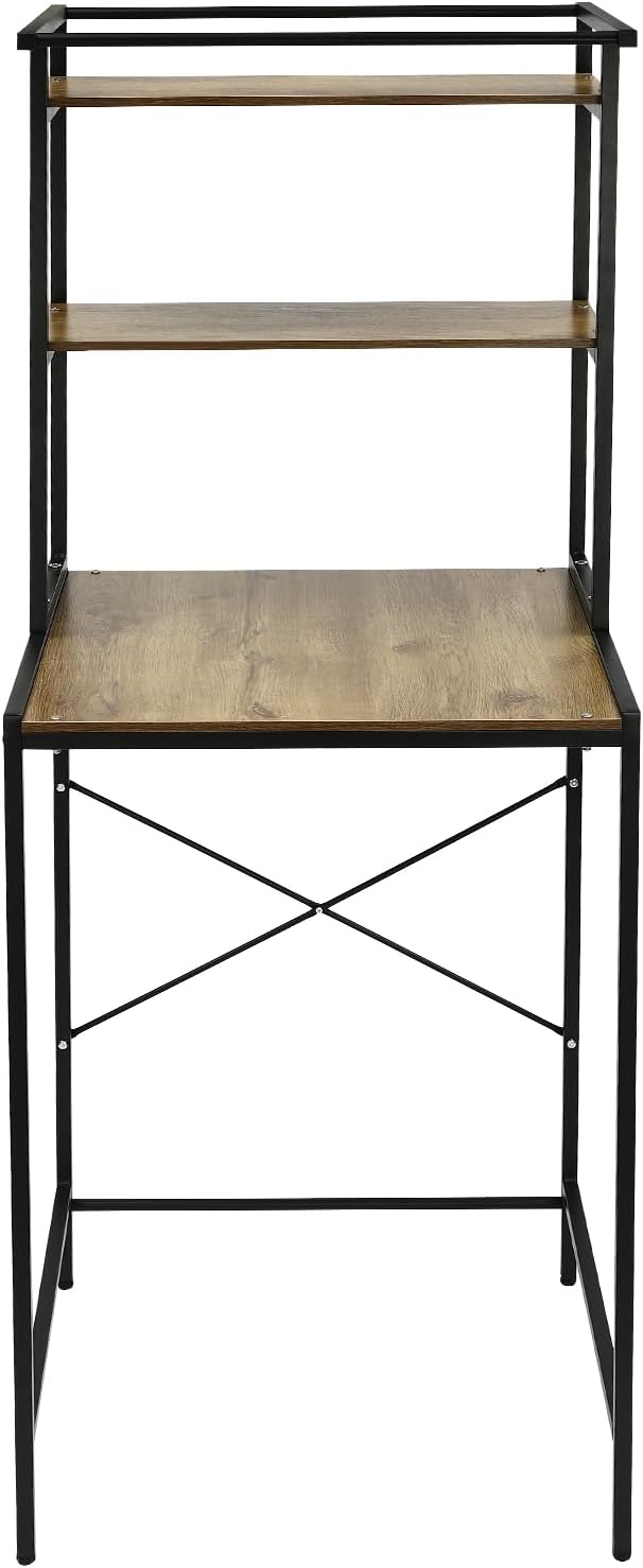 Over Washer Shelve, 3 Tier Laundry Room Storage Organizer Standing Shelf Meta...