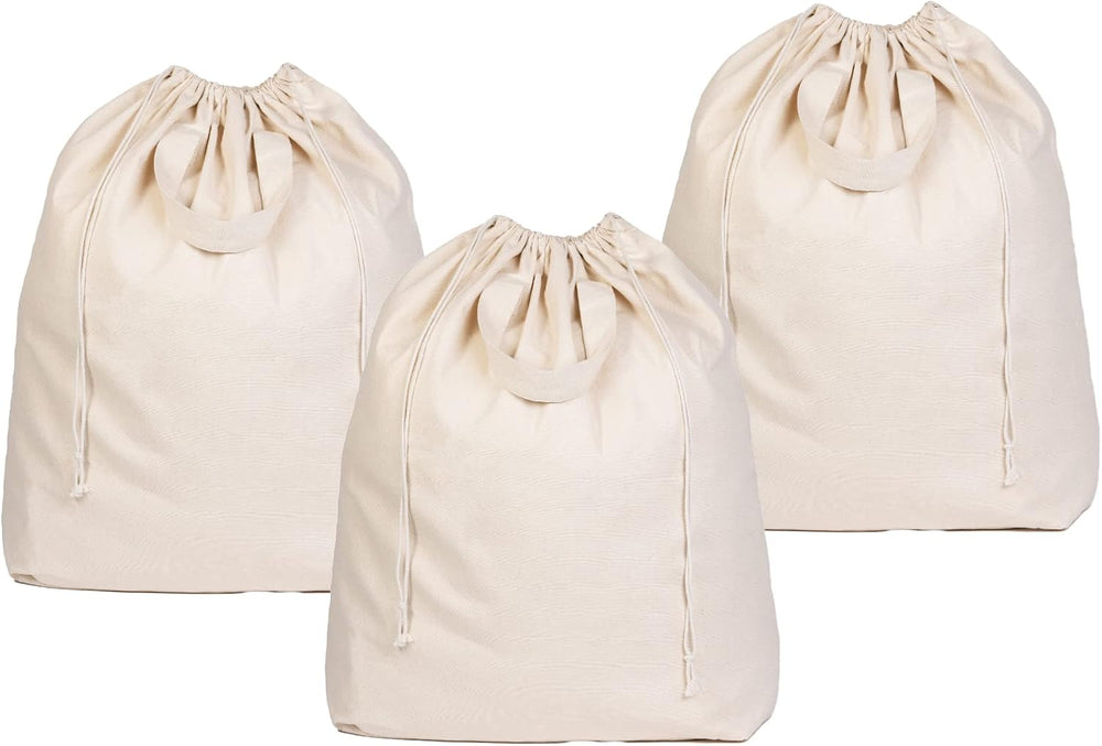 Heavy Duty Laundry Hamper Bags - Extremely Sturdy, Durable Canvas Replacement...