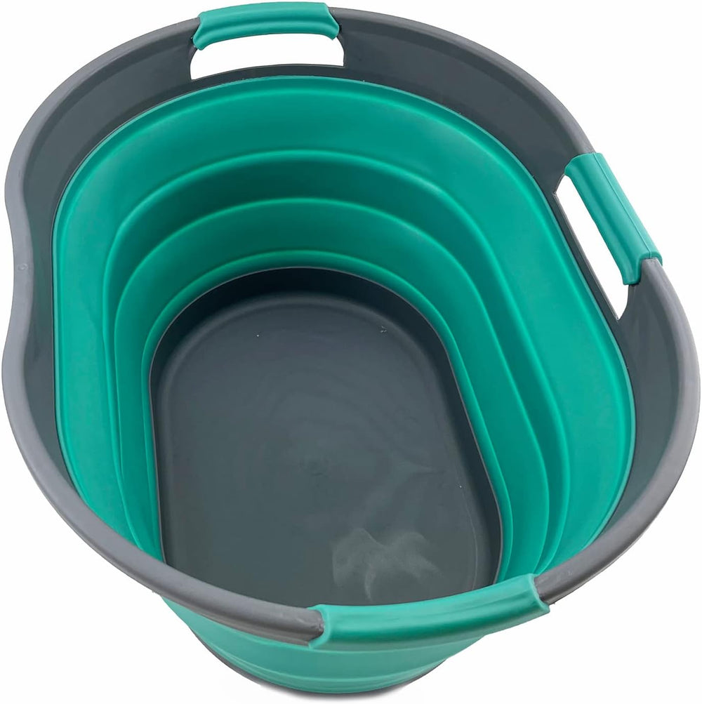 SAMMART 25L (6.6 Gallon) Collapsible Plastic Laundry Basket - Foldable Pop Up...