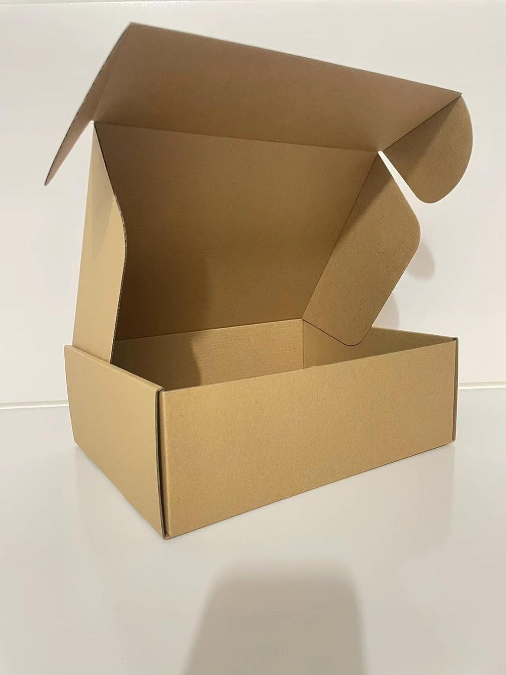 Rong Yang Tong 13x10x4 Inch Set of 18 Pack Brown Corrugated Shipping Boxes - ...