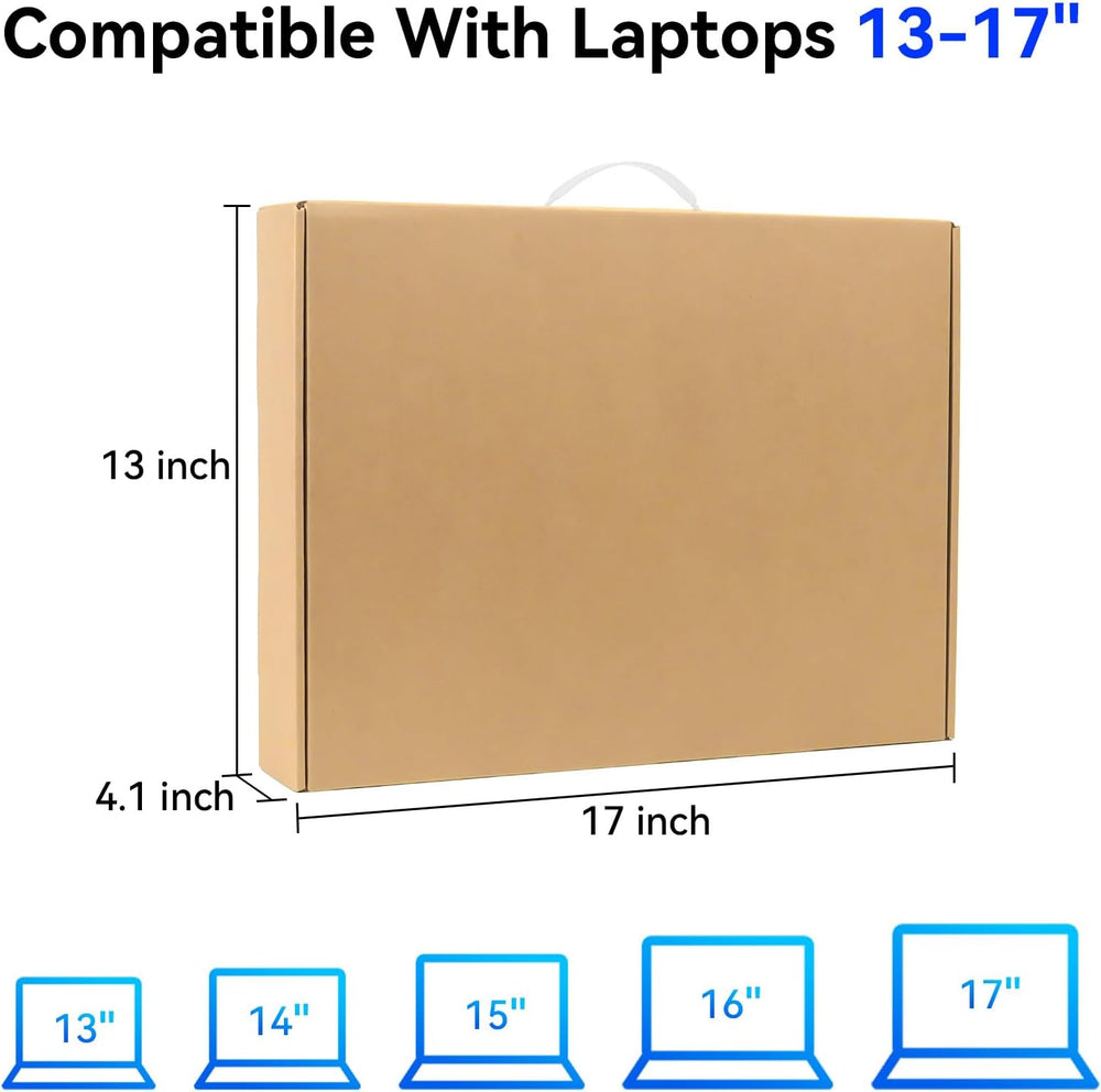 5 Pack Laptop Shipping Box with Foam, Secure Cardboard Laptop Box for Shippin...