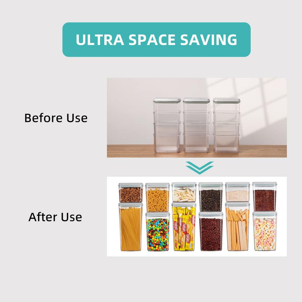 Ankou Pop Airtight Food Storage Containers with Lids for Kitchen Pantry Organ...