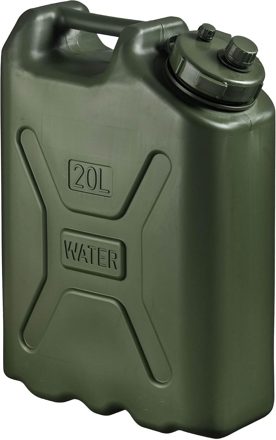 Scepter Military Style Water Container for Camping, Green, 5 Gal, 2-Pack
