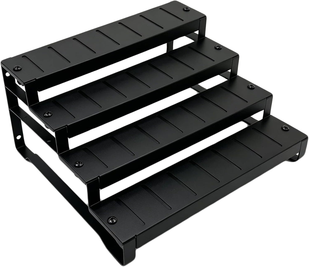 Expandable Can Organizer for Pantry, 4-Tier Adjustable Metal Can Rack