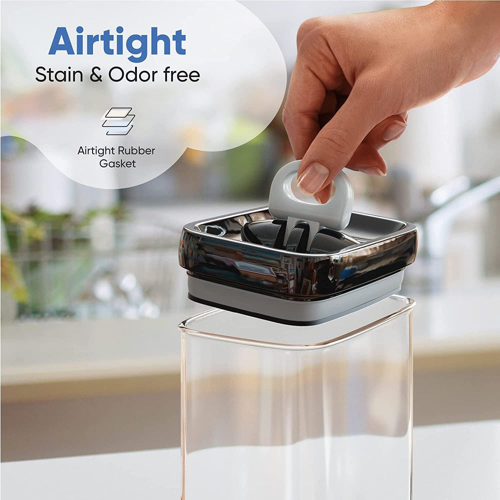 Chef's Path - Airtight Storage Boxes Set - 10 Labels and Markers - Kitche...