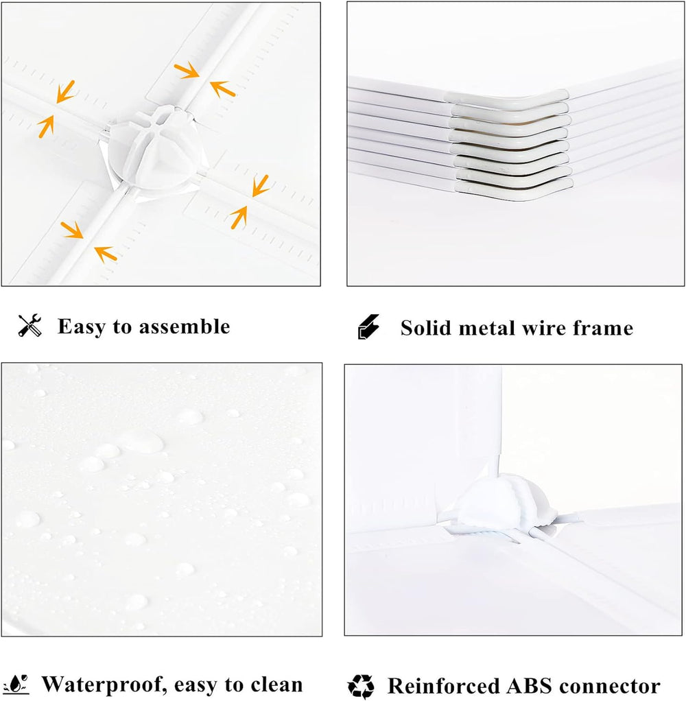 AWTATOS Closet Organizers and Storage, 6 Cube Storage Organizer, White