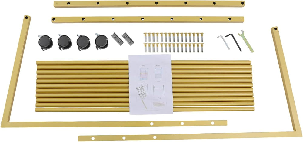 10 Tiers Rolling Display Tie & Scarf Rack Towel Belt Hanger