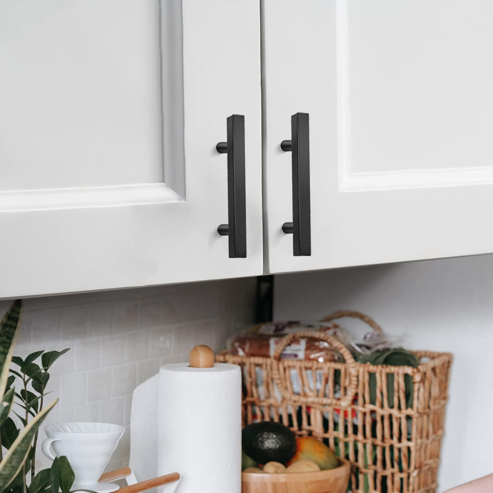 Ravinte 25 Pack Matte Black Cabinet Pulls, 3 in Kitchen Pulls for Cabinet