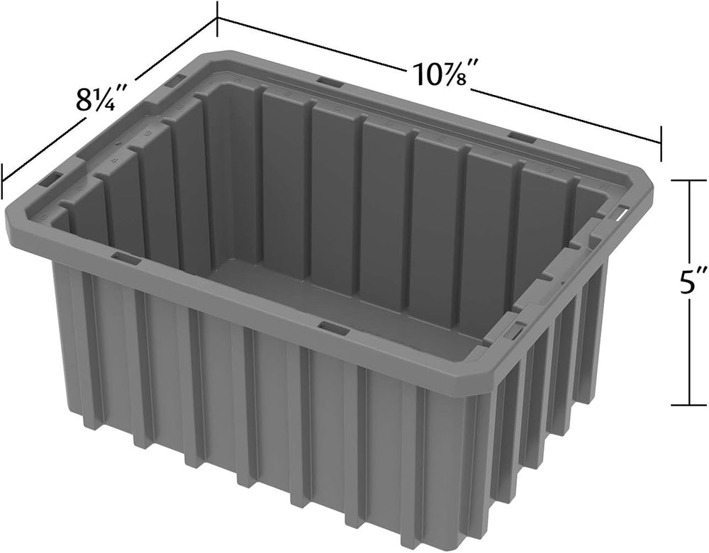 Akro-Mils 33105 Akro-Grid Plastic Slotted Dividable Modu Box Stackable Grid S...
