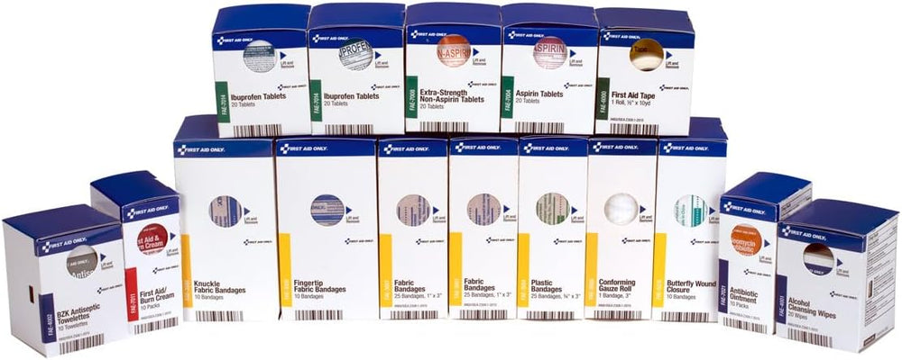 First Aid Only SmartCompliance 50-Person First Aid Refill, 237 Pieces
