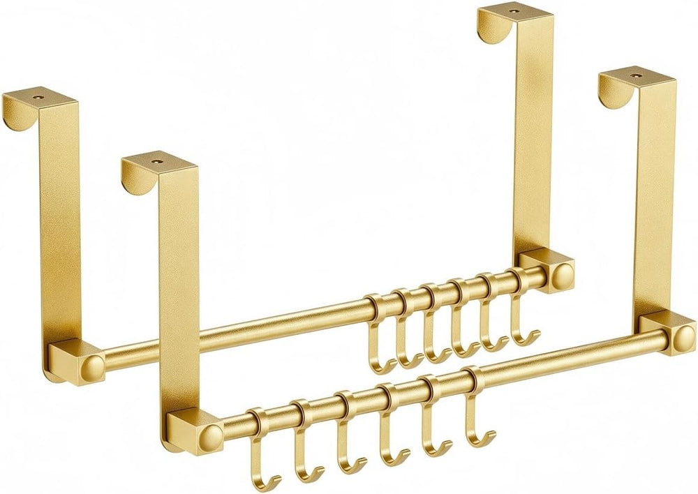 BOF Heavy Duty Over The Door Hooks, Door Hooks Hanger Organizer for Hanging (...