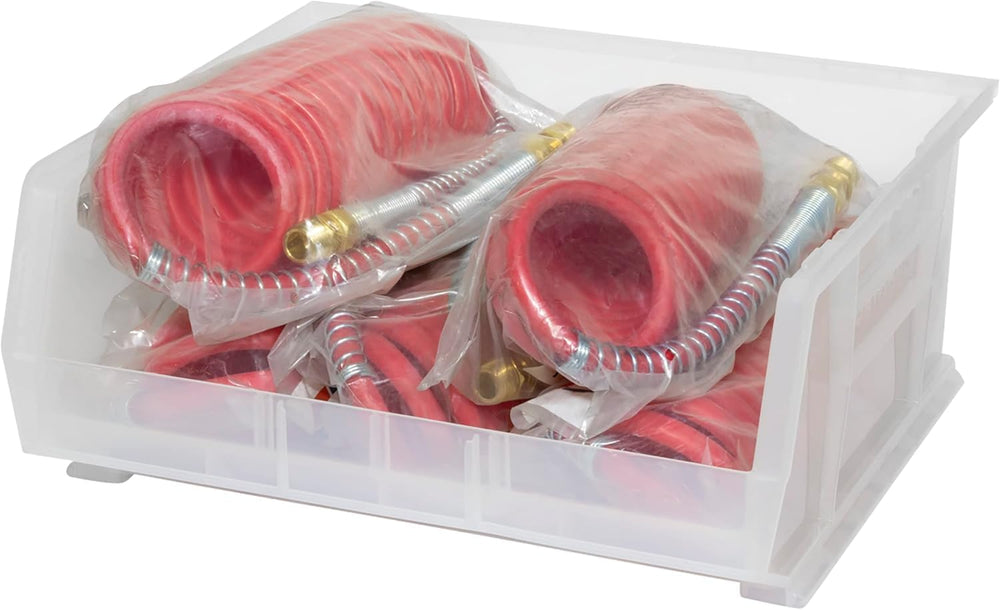 Akro-Mils 30250 AkroBins Plastic Storage Bins, 15"x16"x7", Cle...