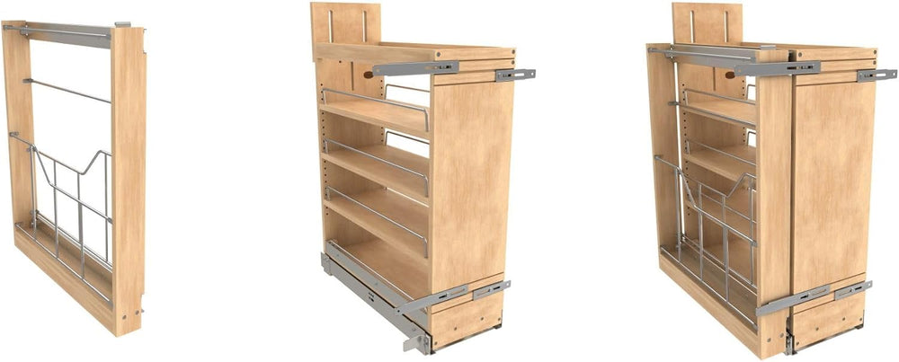 Rev-A-Shelf Wood Base Cabinet Pullout Organizer Accessory for 448 BCSC Series