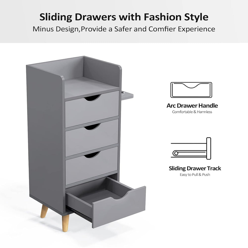 OmySalon Salon Station, 4 -Layer Beauty Barber Salon Styling Station Organize...