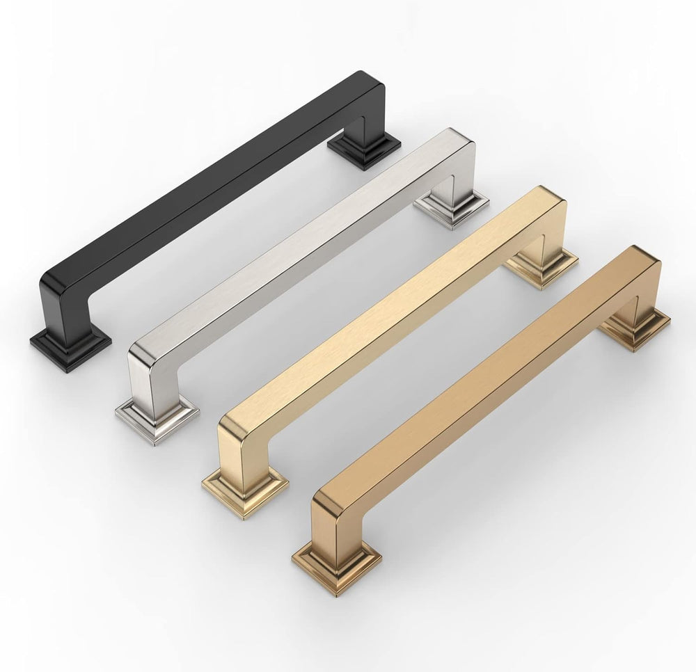 9BUILD 10 Pack 5 Inch Champagne Bronze Cabinet Handles,Kitchen Hardware