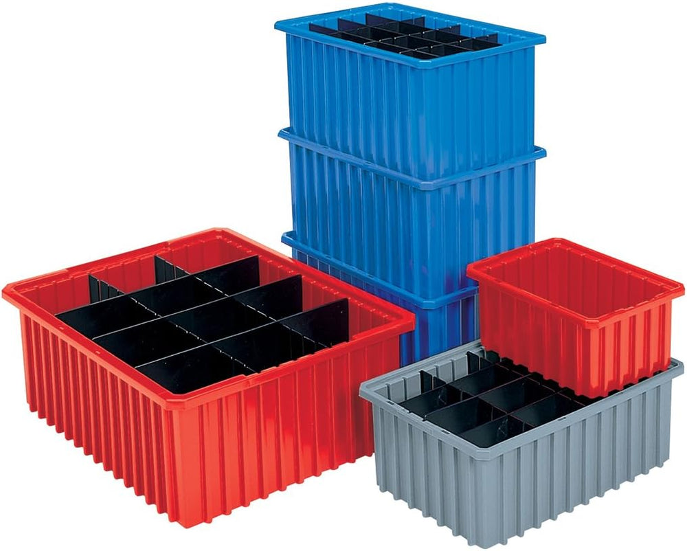 Akro-Mils 33105 Akro-Grid Plastic Slotted Dividable Modu Box Stackable Grid S...