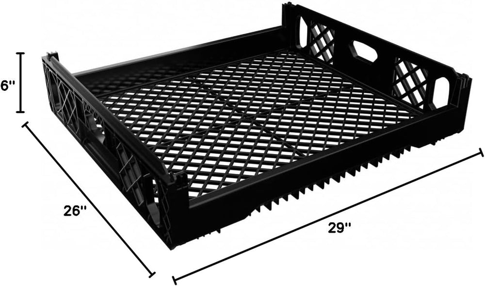 Bread Trays Black Color 4 Pack 29" x 26" x 6"