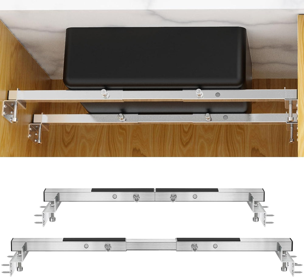 Undermount Sink Brackets, 20-31.5″ Adjustable Undermount Sink Support Bracket...