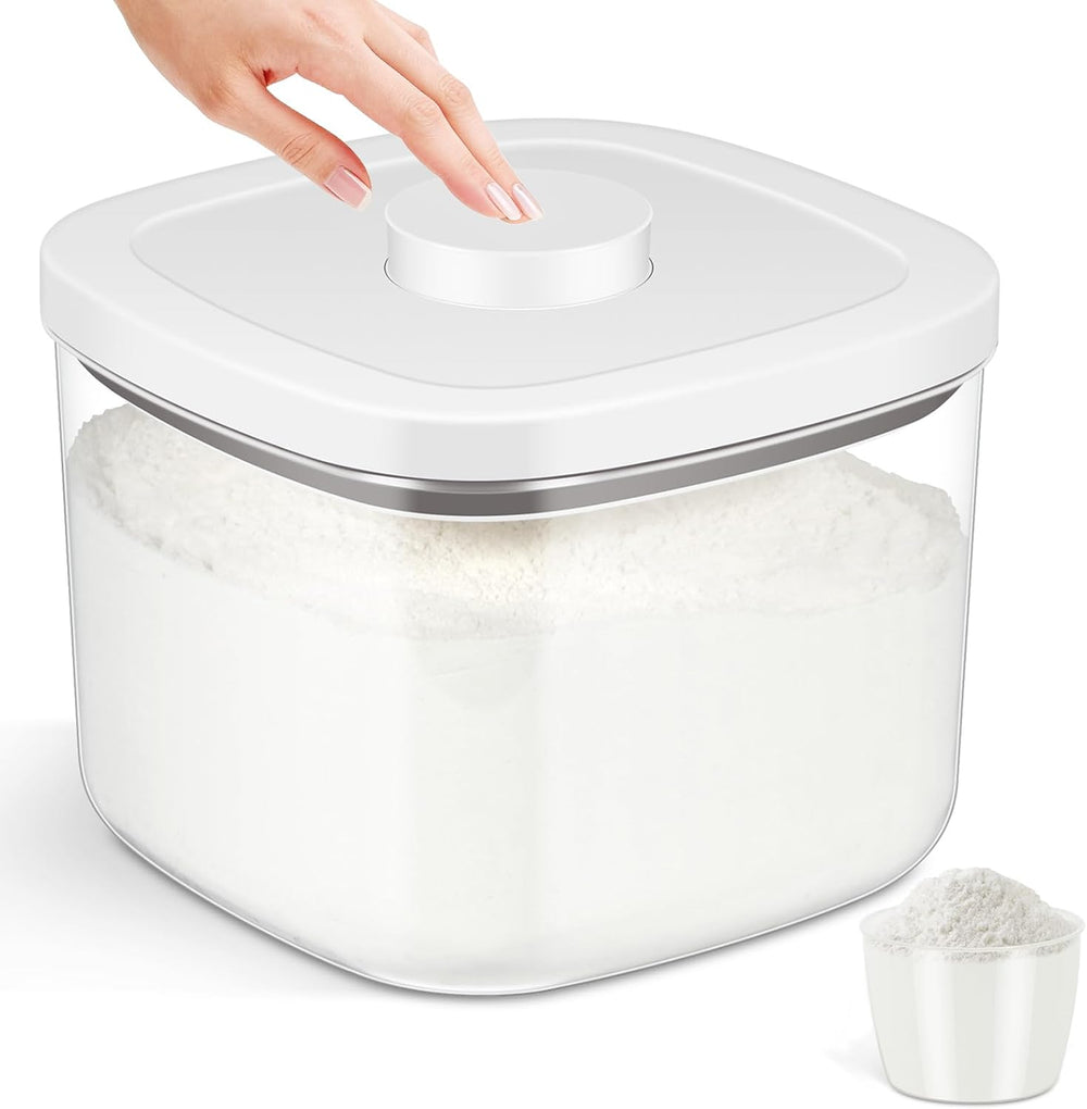 Airtight Rice Container 10 Lbs, Clear Plastic Food Storage Container Bin For ...