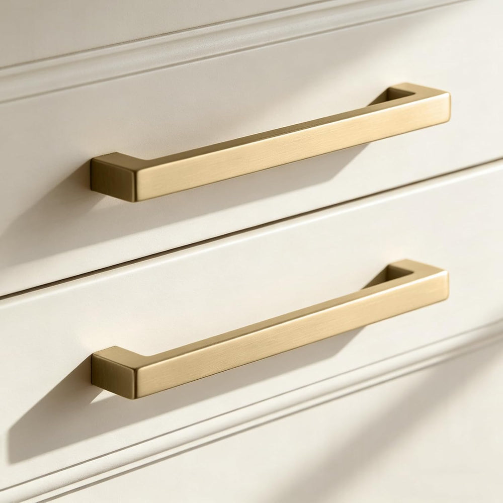 homdiy 6 Pack 7-9/16 Inch Champagne Bronze Cabinet Pulls Kitchen Handles