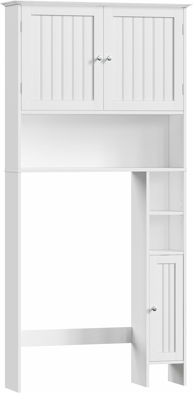 ChooChoo Bathroom Over The Toilet Storage Cabinet with Doors and Shelf