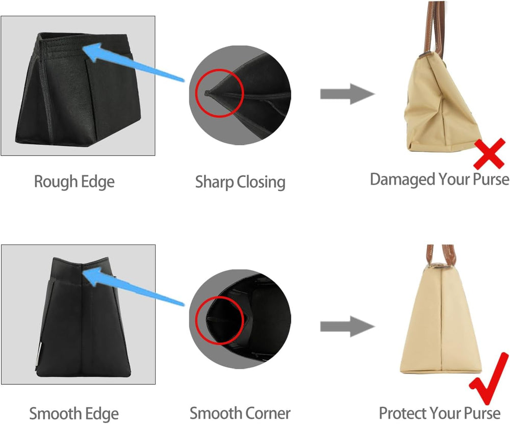 ZTUJO Purse Organizer Insert For Handbag & Tote Shaper,Tote Bag Organizer...
