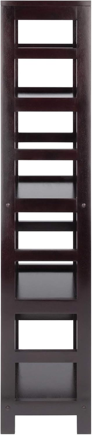 Winsome Leo Beech Wood 4-Tier Shelf, Espresso92514
