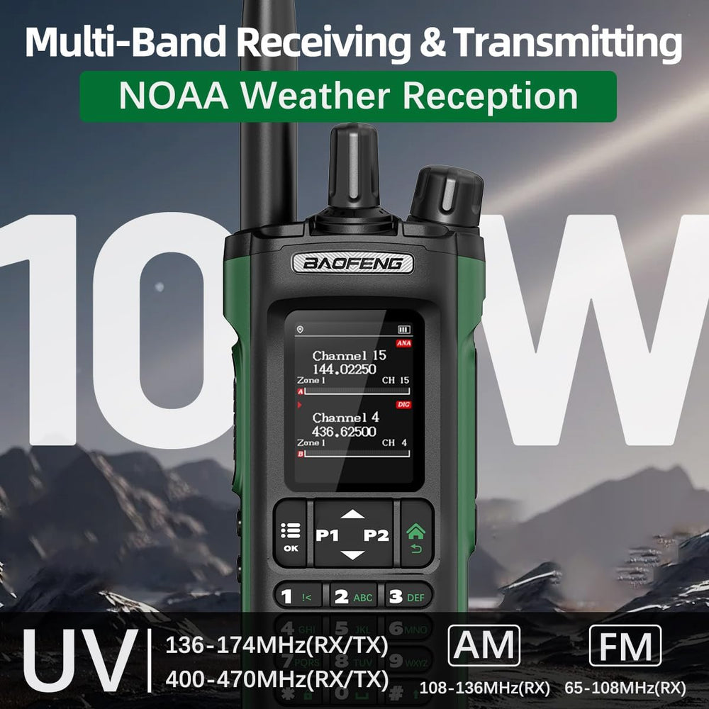 baofeng DM32 Radio DMR Ham Radio Handheld Long Range Walkie Talkies Rechargea...