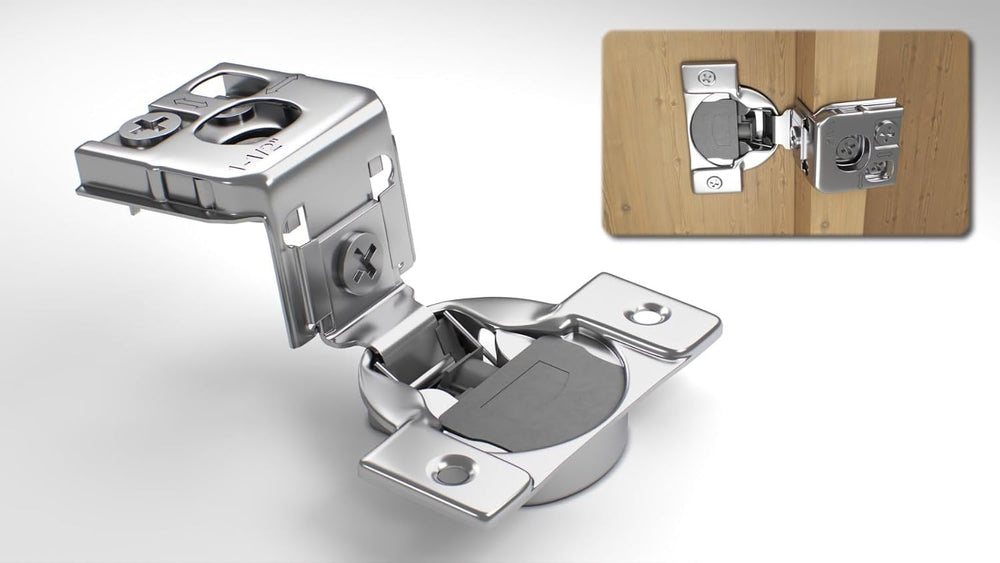 Berta, 30-Pack 1-1/2" Overlay 105° Soft Close Face Frame Cabinet Hinges